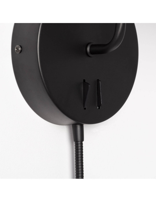 Lampe Murale Métal Kuomba avec Flex LED de Lecture