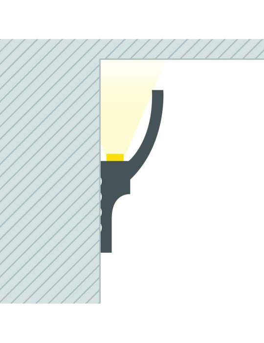 Moulure Classic 2m pour Ruban LED