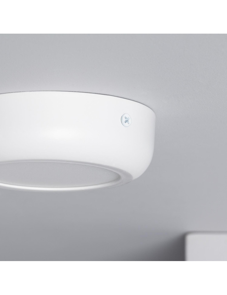 Plafonnier LED Rond Métal Design White 6W Ø125 mm