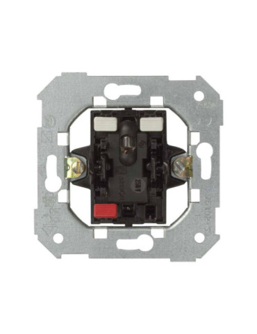Bouton-Poussoir Simple Unipolaire avec Voyant Intégré SIMON 75 75102