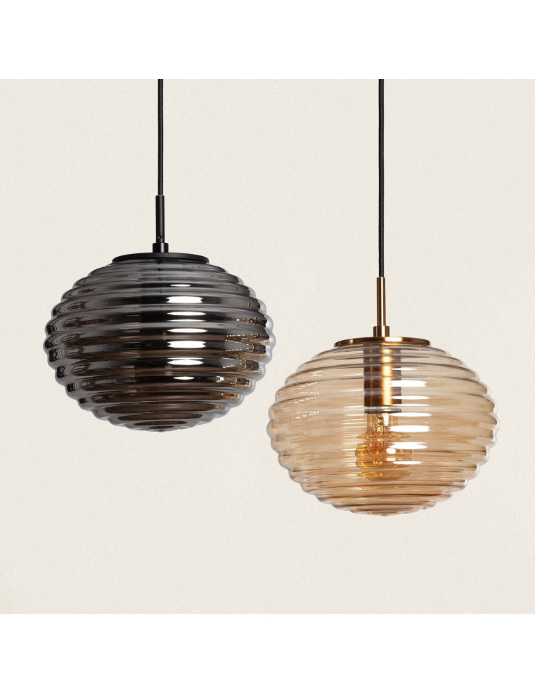 Suspension Métal et Verre Ailen