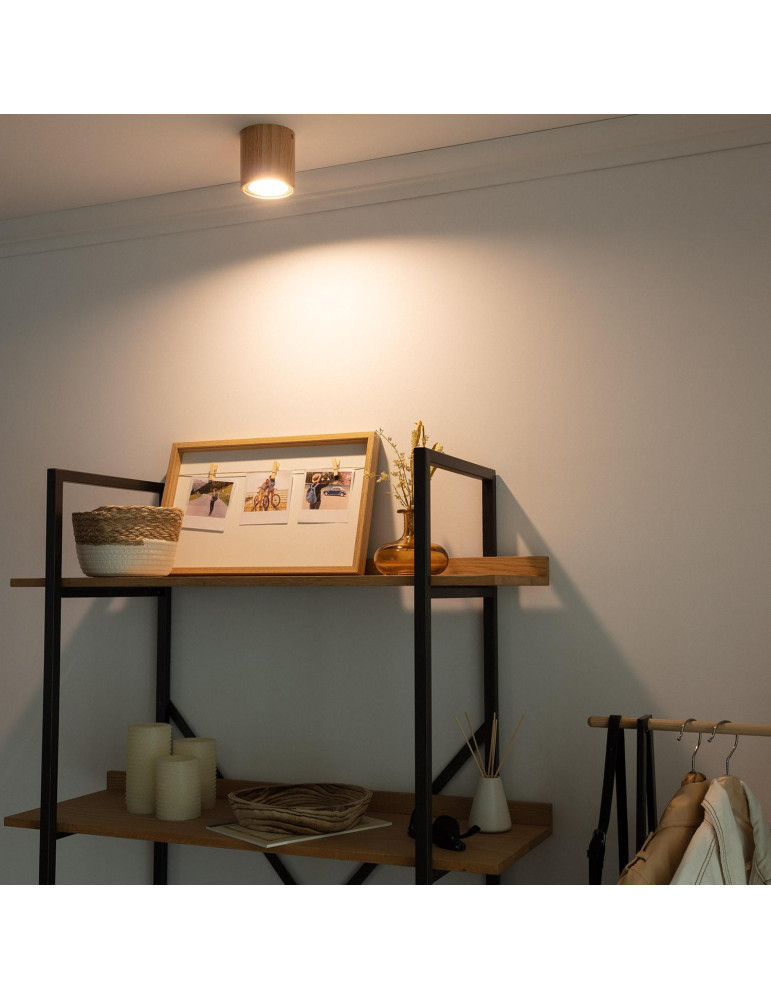 Plafonnier LED Bois 6W Esben