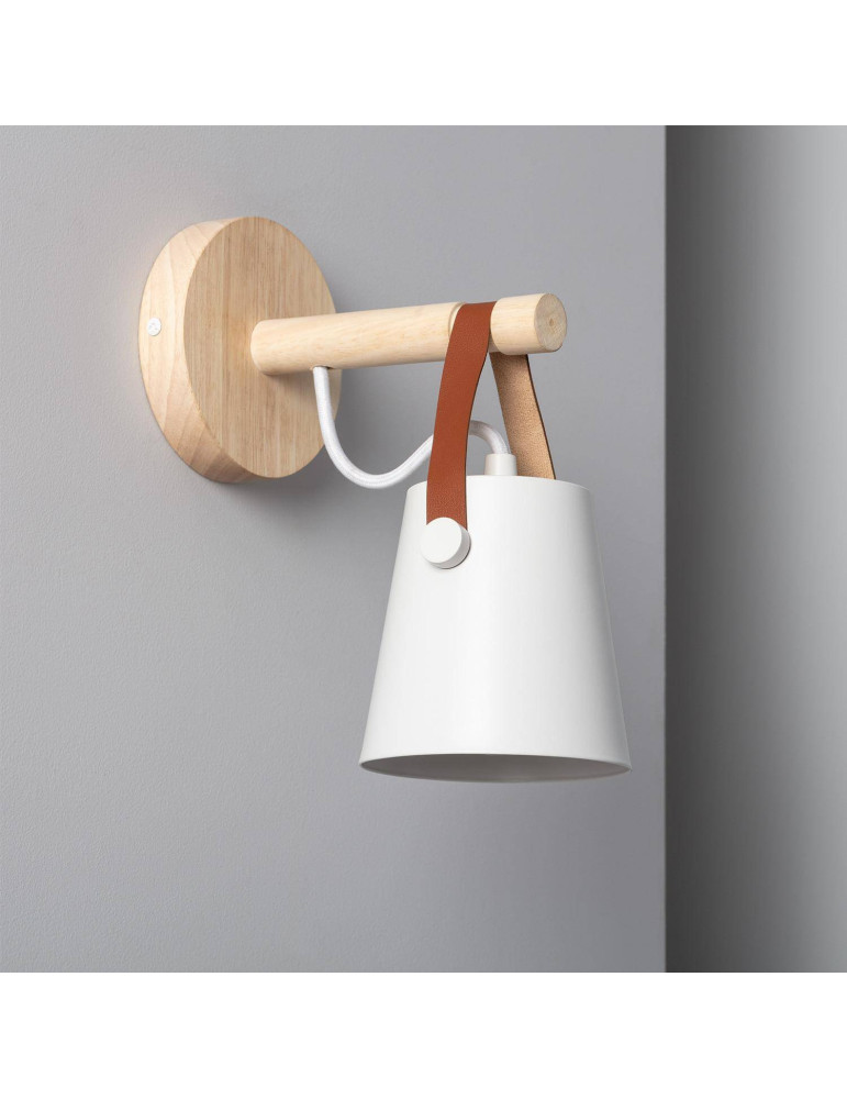 Lampe Murale Bois et Métal Tynset Lampe Murale Bois et Métal Tynset