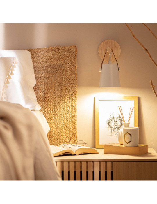 Lampe Murale Bois et Métal Tynset
