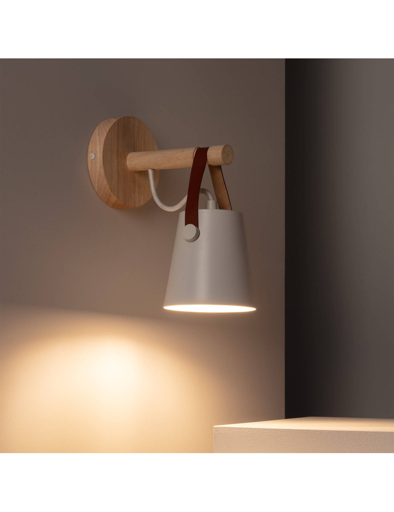 Lampe Murale Bois et Métal Tynset