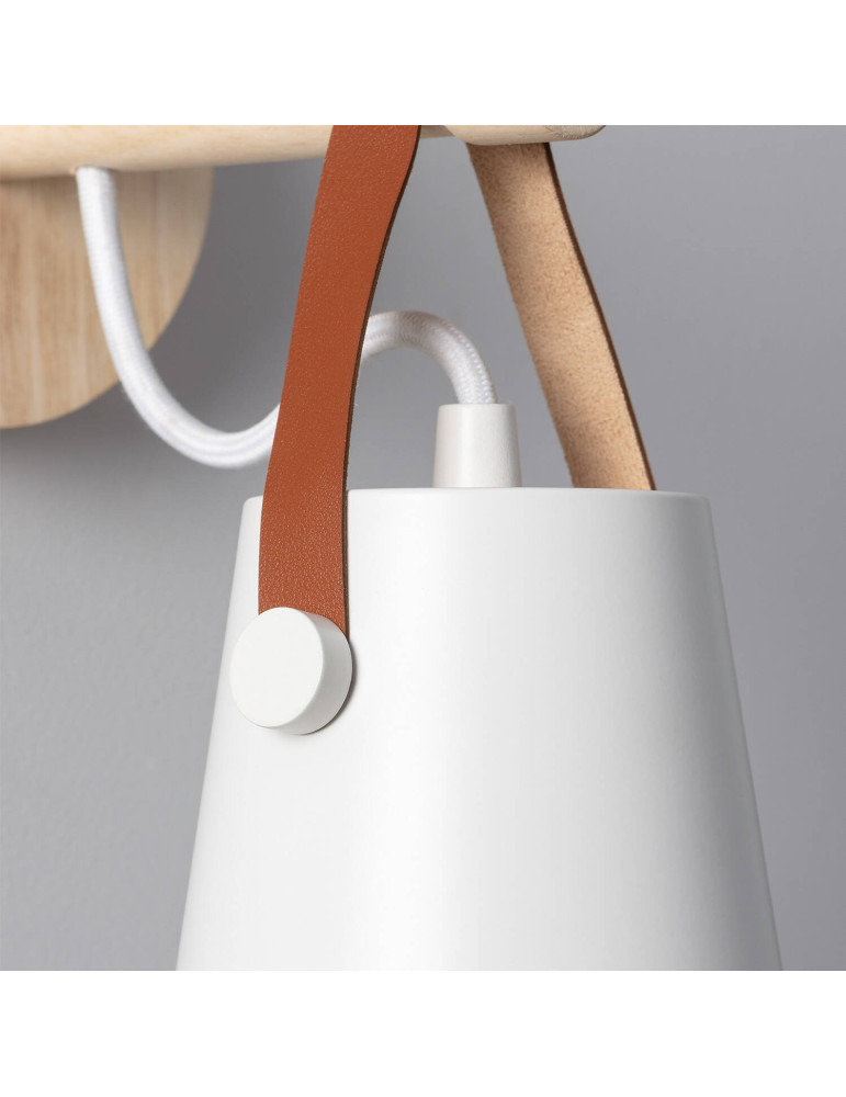 Lampe Murale Bois et Métal Tynset