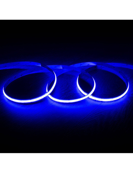 Ruban LED RGB IC COB 24V DC 720 LED/m 5m IP20 CRI90 Largeur 12mm Découpé tous les 5 cm