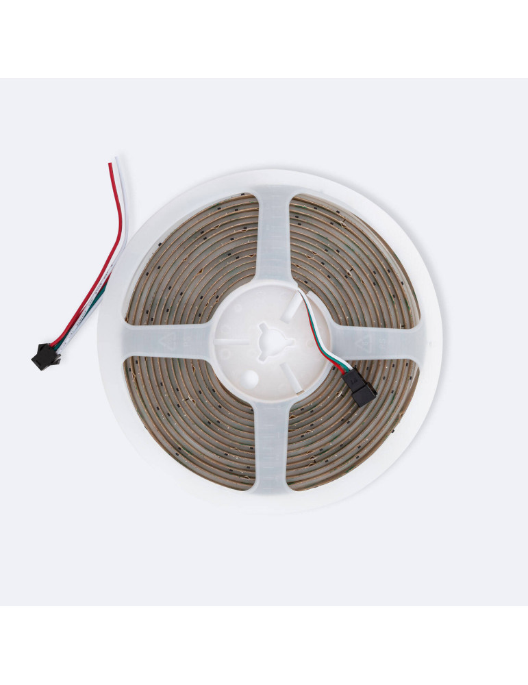 Ruban LED RGB IC COB 24V DC 720 LED/m 5m IP20 CRI90 Largeur 12mm Découpé tous les 5 cm