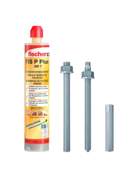 Chevilles Chimique avec Canule FIS P plus 300 T Homologué FISCHER 523226