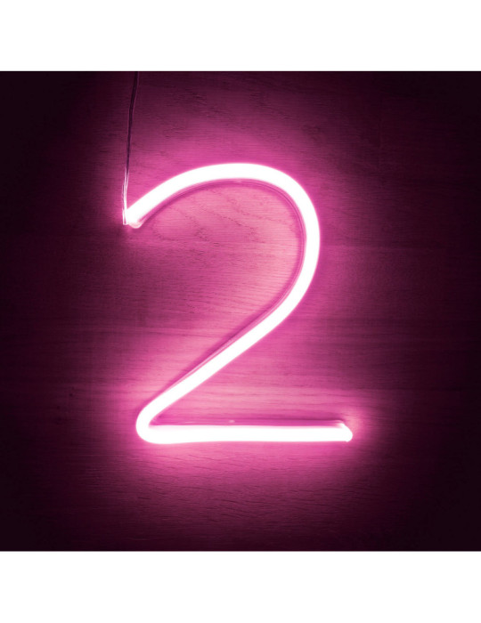 Numéros et Symboles Néons LED Rose