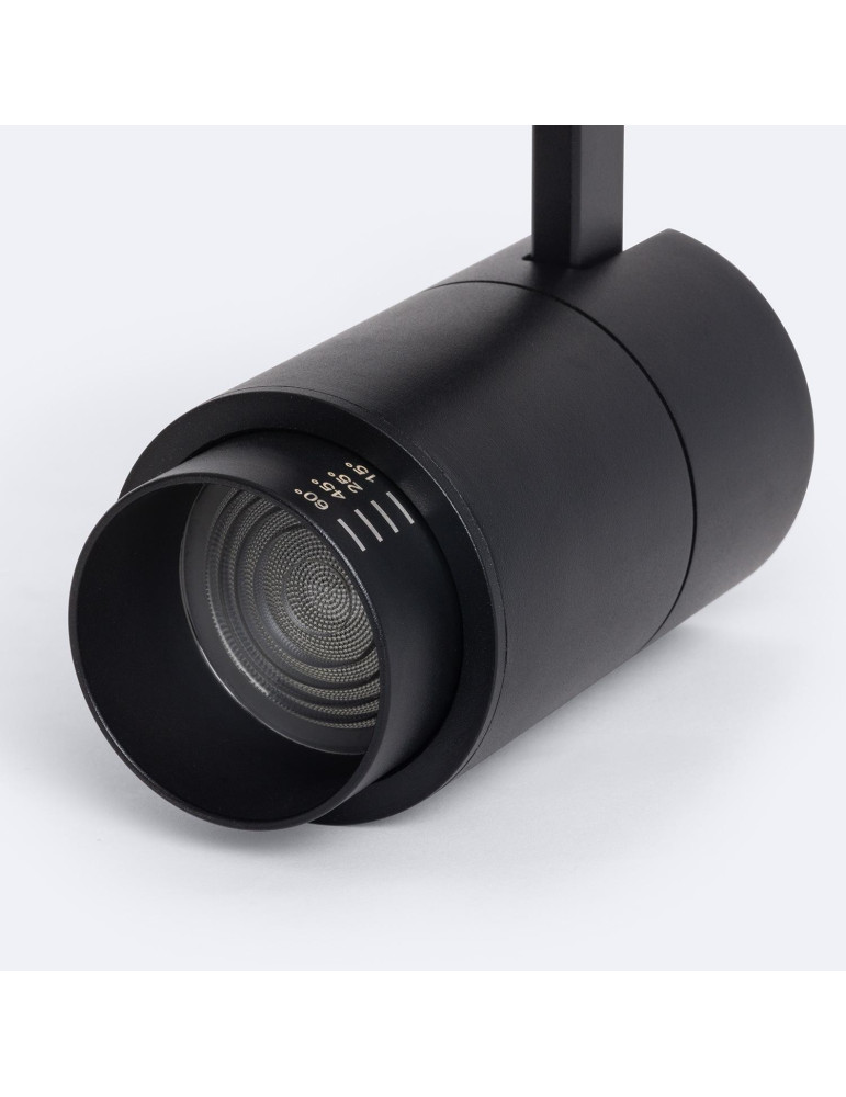 Spot à Douille sur Rail Triphasé Ágata Multiangle 10-50º pour Ampoule GU10