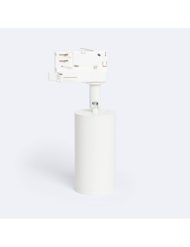 Spot à Douille sur Rail Triphasé Ágata Multiangle 10-50º pour Ampoule GU10