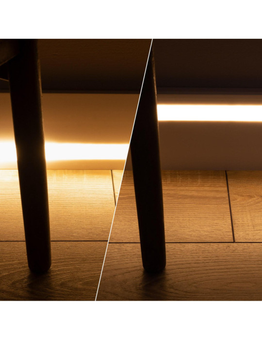 Moulure Plinthes Classic  pour Rubans LED