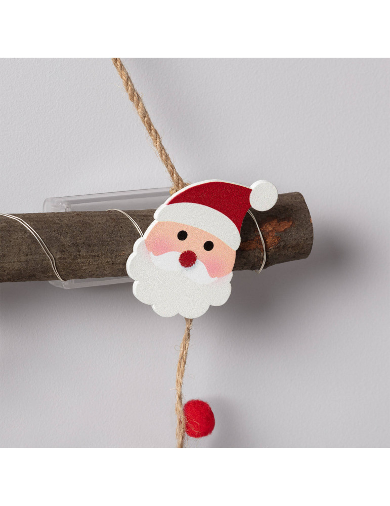 Guirlande LED Suspendue Bûche de Noël