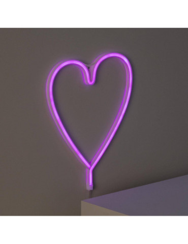 Néon LED Heart à Piles
