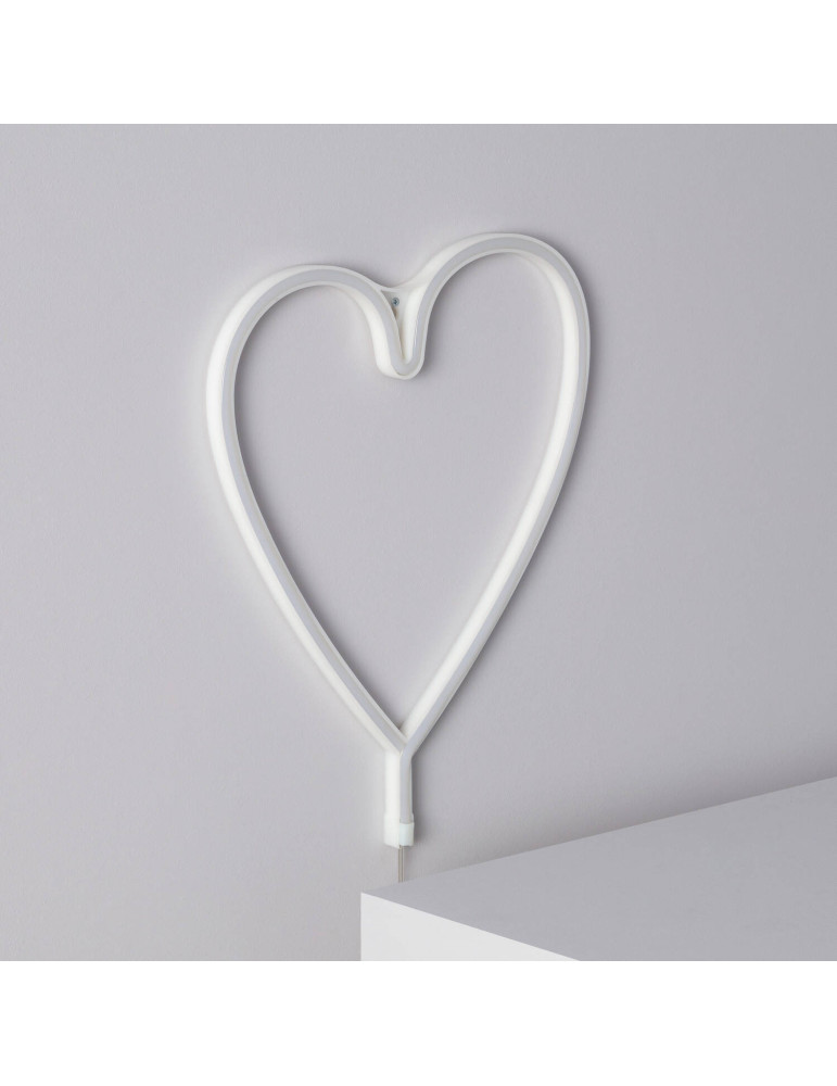 Néon LED Heart à Piles