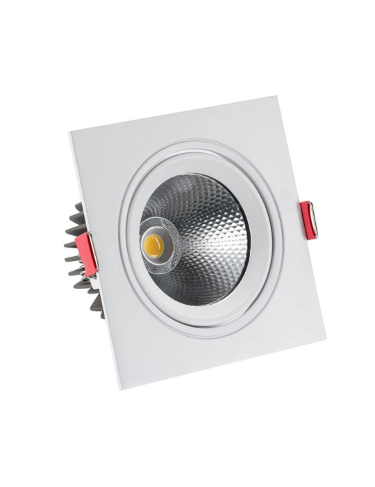 Spot Downlight LED 10W Carré Madison Coupe Ø 95 mm Spot Downlight LED 10W Carré Madison Coupe Ø 95 mm