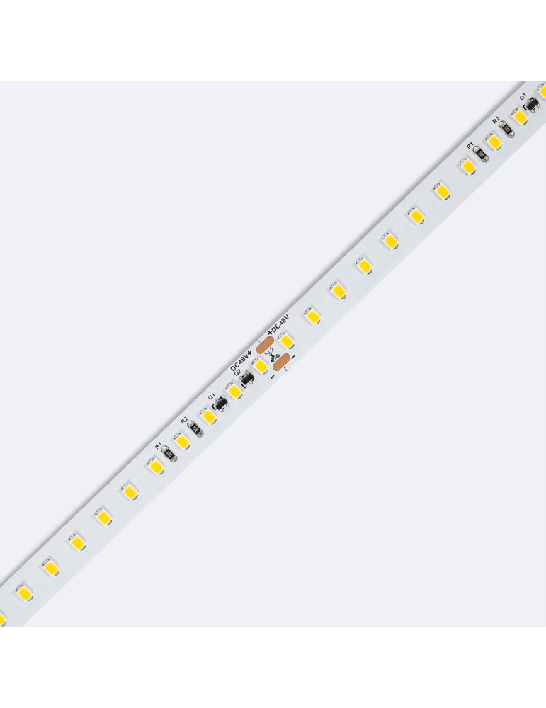 Bobine LED 48V DC 50 m 120 LED/m IP20 Largeur 10mm Coupes tous les 10 cm