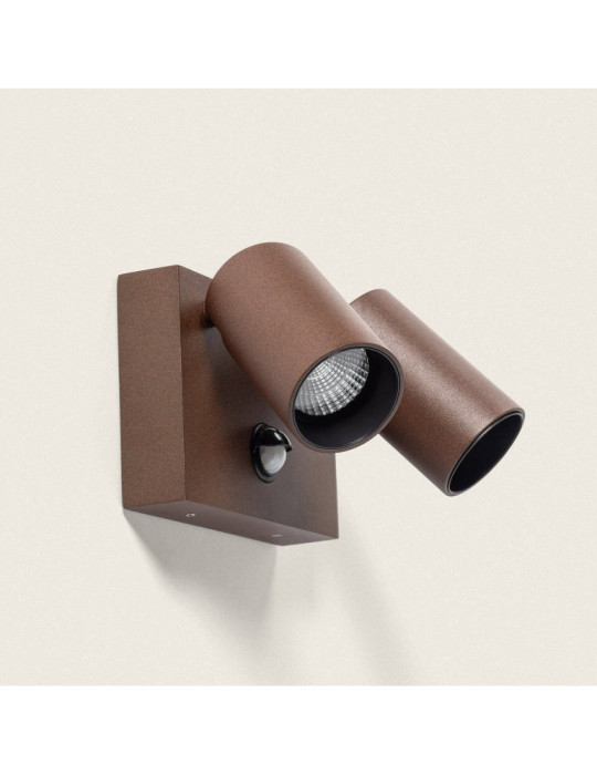 Applique Murale Extérieure LED 18W Aluminium CCT Sélectionnable Deux Spots avec Détecteur de Mouvement Kuriya Applique Murale Extérieure LED 18W Aluminium CCT Sélectionnable Deux Spots avec Détecteur de Mouvement Kuriya