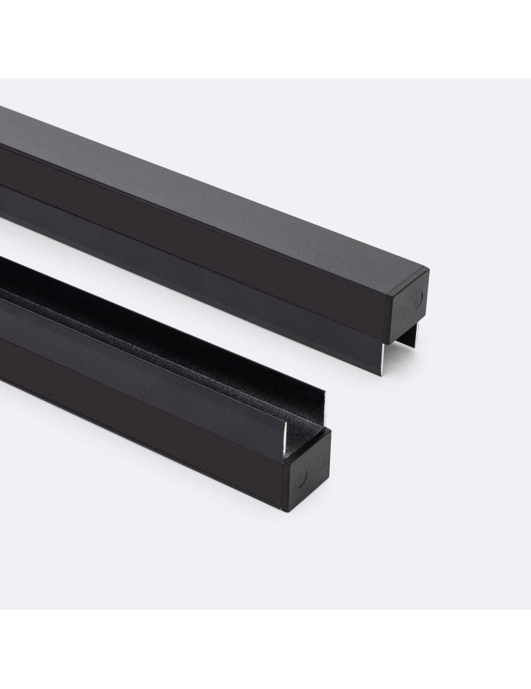 Profilé Aluminium pour Étagère avec Capot Continu pour Ruban LED jusqu'à 12 mm