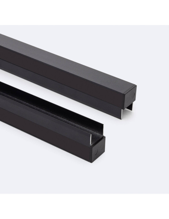 Profilé Aluminium pour Étagère avec Capot Continu pour Ruban LED jusqu'à 12 mm