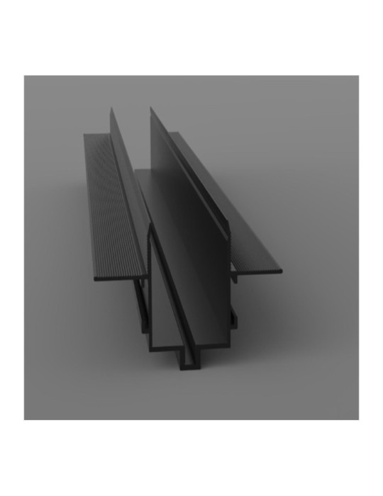 Rail Magnétique 25mm Extra-Plat Encastrable 48V 1m