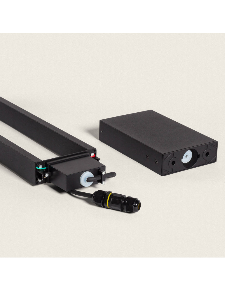 Balise Extérieure LED 65cm 10W Aluminium Droxe Noire