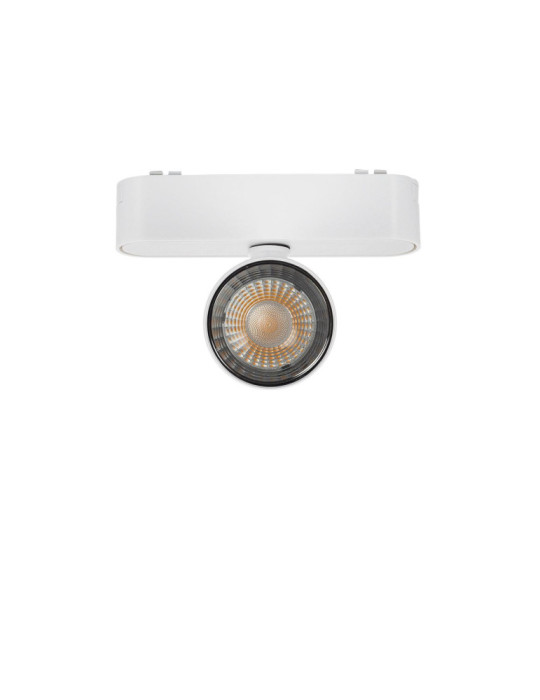 Spot LED sur Rail Magnétique 25mm Extra-Plat 12W 48V Blanc