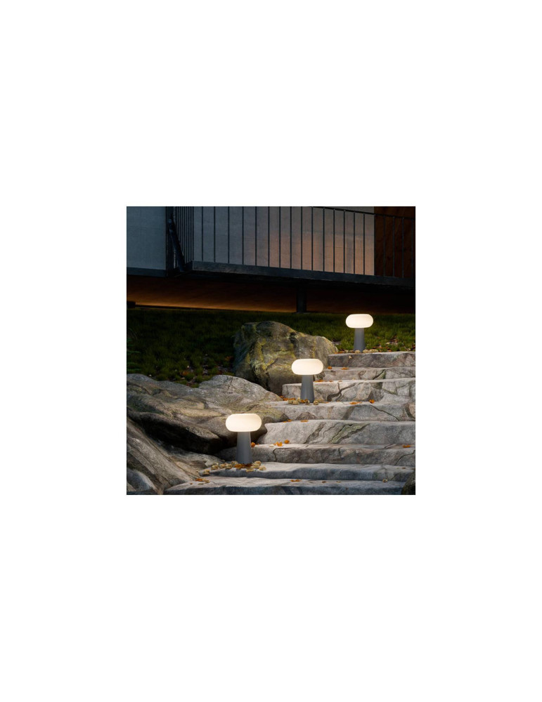 Balise LED Extérieure 2.5W en Saillie sur pied 45cm Paquita 45 Sobremuro Hybride