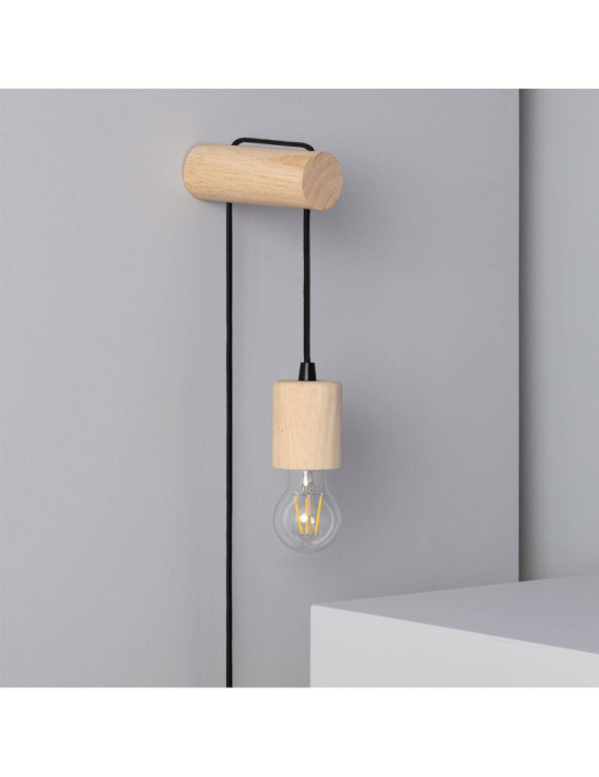 Lampe Murale Bois Torse