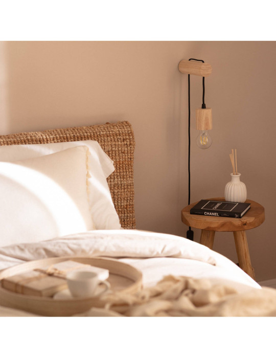 Lampe Murale Bois Torse