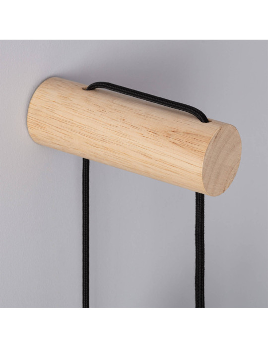 Lampe Murale Bois Torse