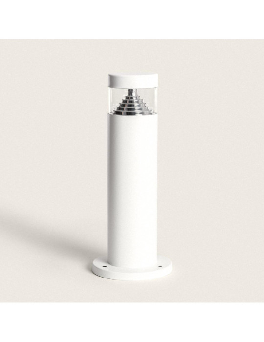 Balise LED Extérieure 5W en Saillie sur Pied 30cm Inti Inox Blanche