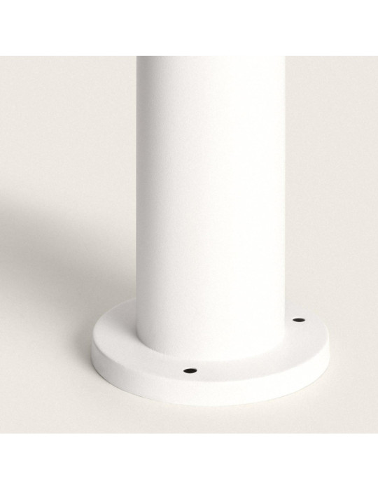 Balise LED Extérieure 5W en Saillie sur Pied 30cm Inti Inox Blanche