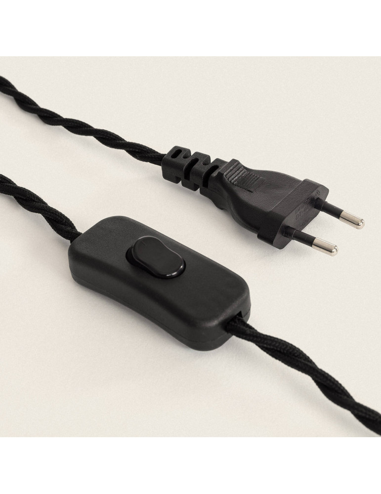 Lampe à Poser Métal et Raphia Cartago