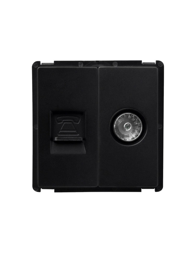 Prise TV + Téléphone Modern