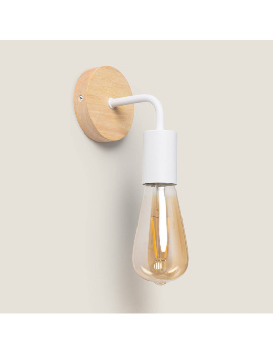 Lampe Murale Bois et Métal Jedali