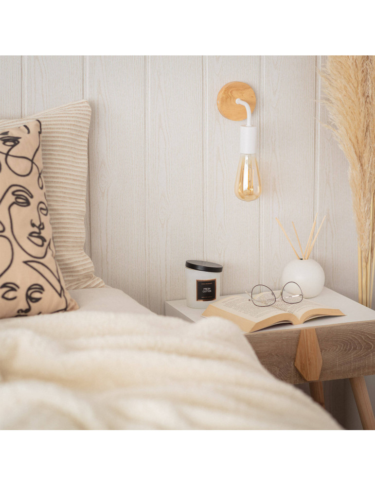 Lampe Murale Bois et Métal Jedali