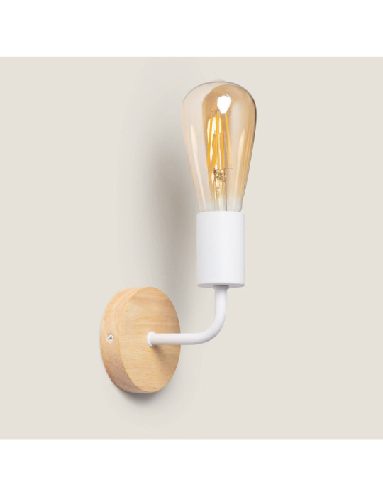 Lampe Murale Bois et Métal Jedali