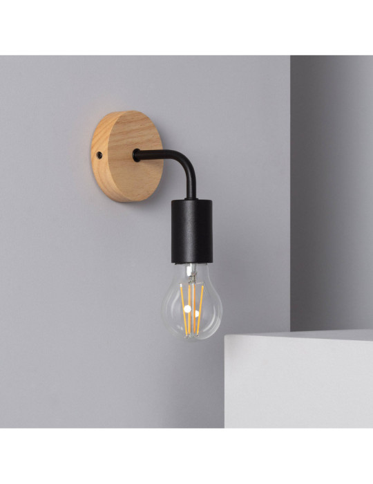 Lampe Murale Bois et Métal Jedali Lampe Murale Bois et Métal Jedali