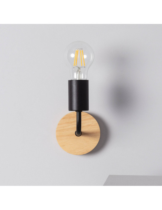 Lampe Murale Bois et Métal Jedali