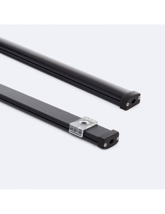 Profilé Aluminium Étanche IP65 en Saillie 2m pour Ruban LED jusqu'à 8 mm