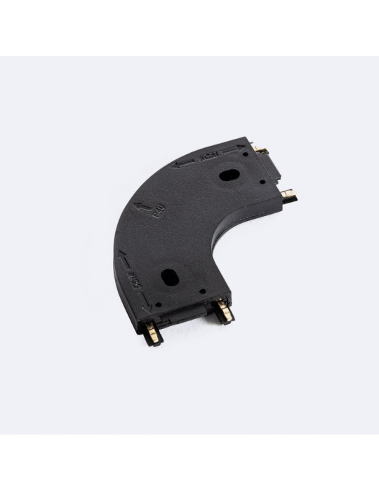 Connecteur Type L Courbé pour Rail Magnétique SuperSlim 25mm En Saillie 48V