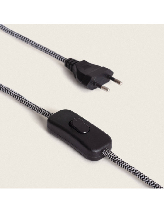 Lampe à Poser Métal et Verre Basile