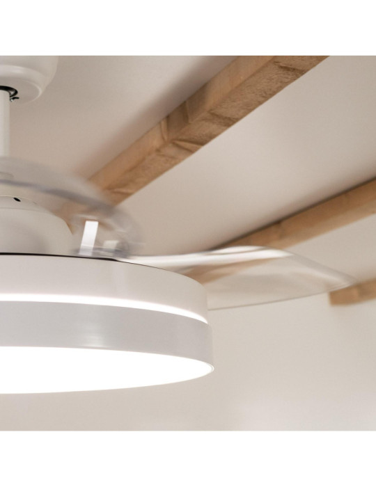 Ventilateur de Plafond Silencieux Dalori Blanc 106cm Moteur DC