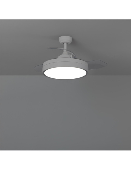Ventilateur de Plafond Silencieux Dalori Blanc 106cm Moteur DC