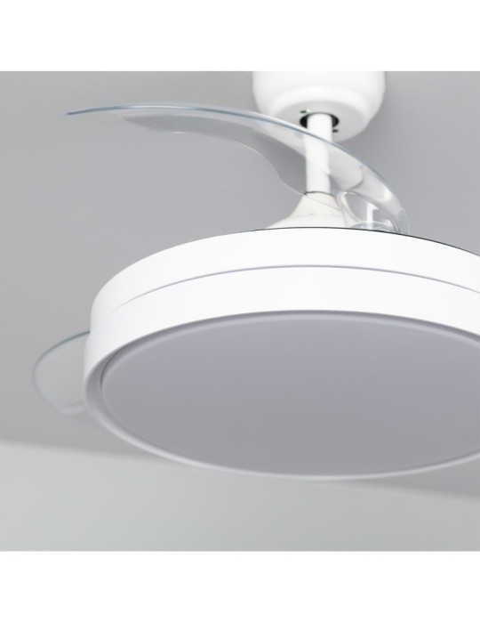 Ventilateur de Plafond Silencieux Dalori Blanc 106cm Moteur DC