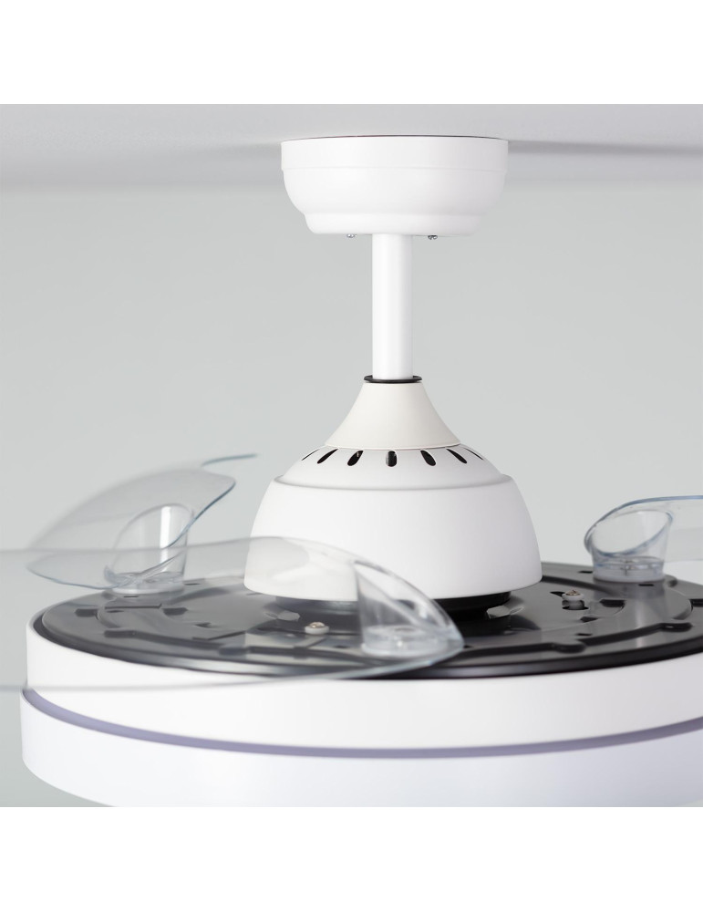Ventilateur de Plafond Silencieux Dalori Blanc 106cm Moteur DC