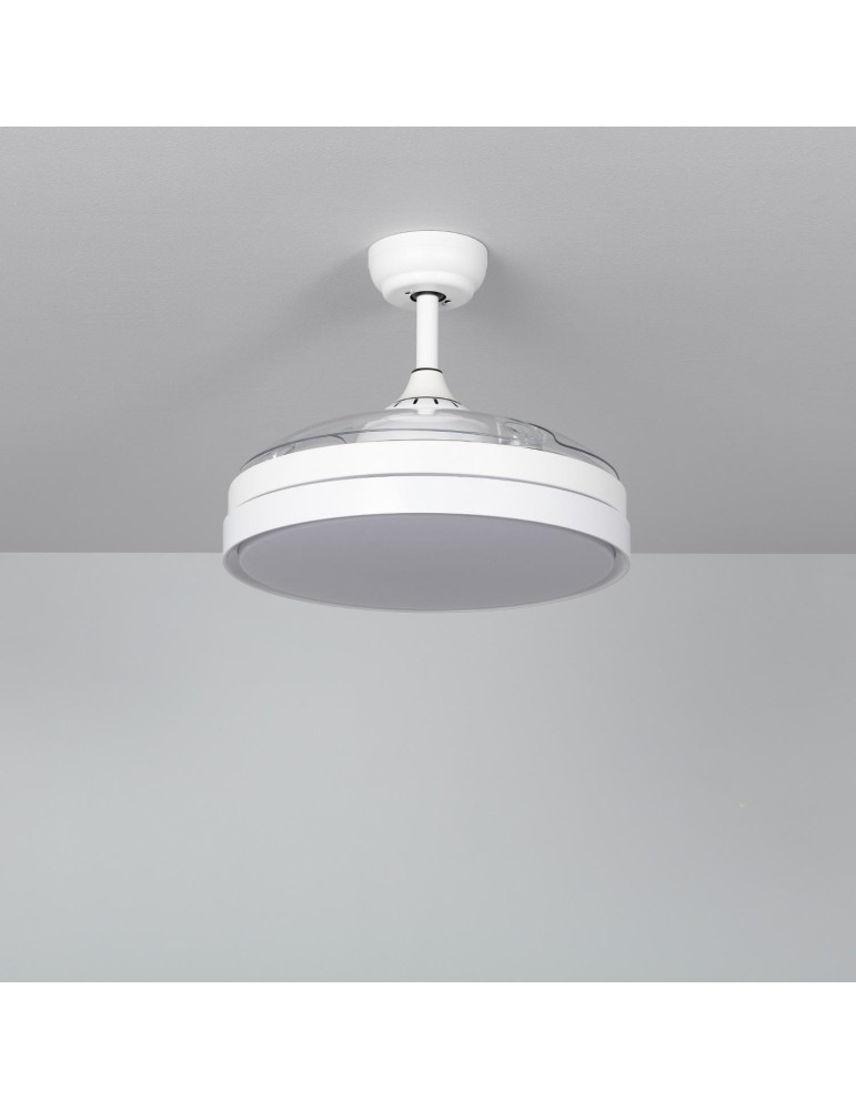 Ventilateur de Plafond Silencieux Dalori Blanc 106cm Moteur DC