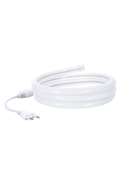 Gaine Néon LED Flexible Dimmable 7.5W/m 220V AC 120LED/m Semi-circulaire 180° Blanc Chaud IP67 sur Mesure Coupe tous les 100cm